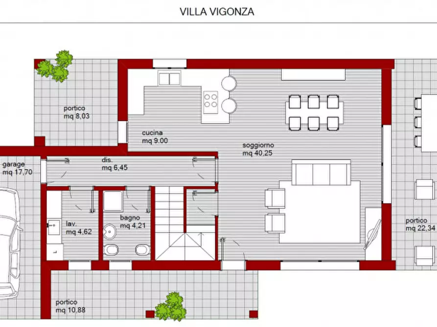 Immagine 2 di Villa in vendita  in Via Cornara a Vigonza