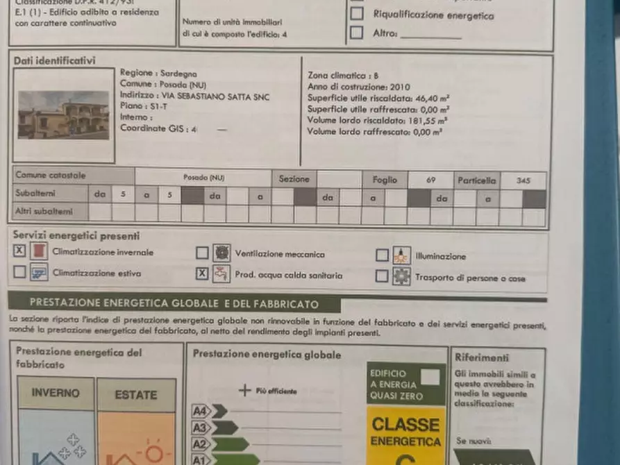 Immagine 29 di Appartamento in vendita  in Via Sebastiano Satta a Posada