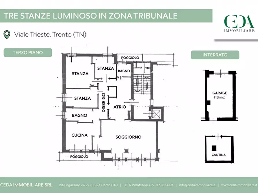 Immagine 68 di Appartamento in vendita  in Viale Trieste a Trento