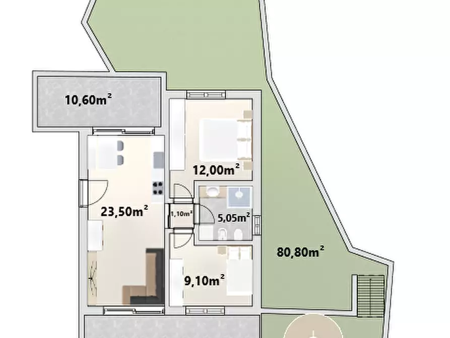 Immagine 9 di Appartamento in vendita  a Montagna .Montan.