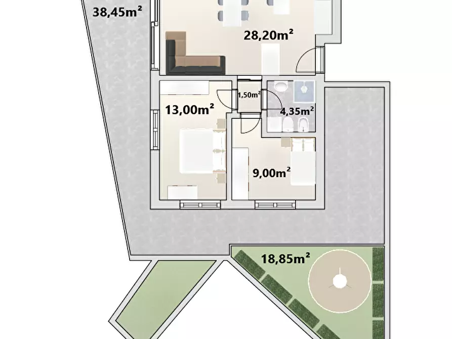 Immagine 1 di Appartamento in vendita  a Montagna .Montan.