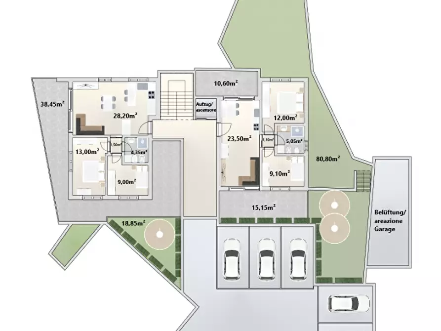 Immagine 10 di Appartamento in vendita  a Montagna .Montan.