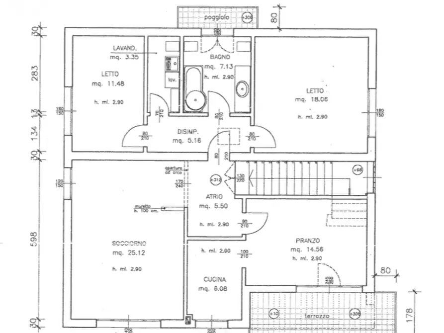 Immagine 35 di Casa indipendente in vendita  in Via Donato Bramante a Padova