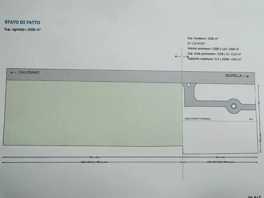 Immagine 5 di Terreno in vendita  in VIA. STADA PROVINCIALE n .37 a Isorella