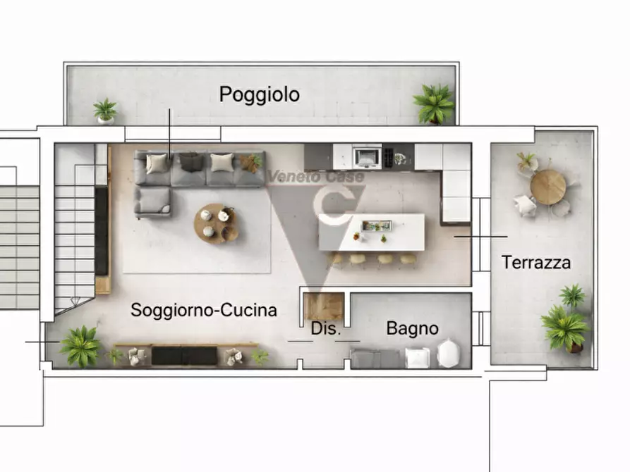 Immagine 22 di Appartamento in vendita  a Fiesso D'artico