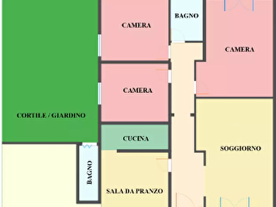 Immagine 31 di Appartamento in vendita  in Via Eleonora d'Arborea, 18 a Villa San Pietro