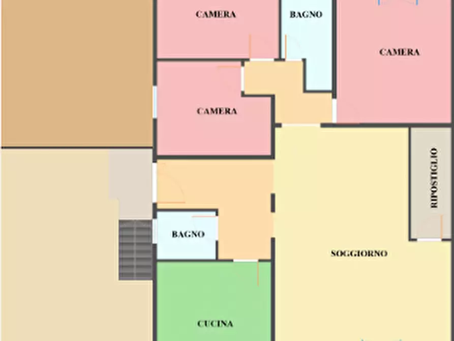 Immagine 29 di Appartamento in vendita  in Via Eleonora d'Arborea, 20 a Villa San Pietro