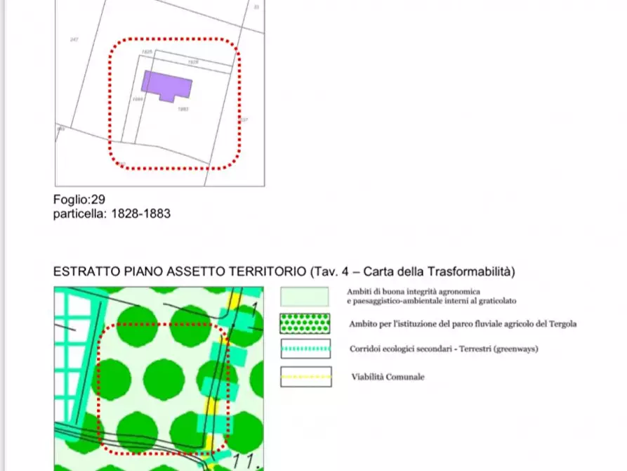 Immagine 2 di Terreno in vendita  a Campodarsego