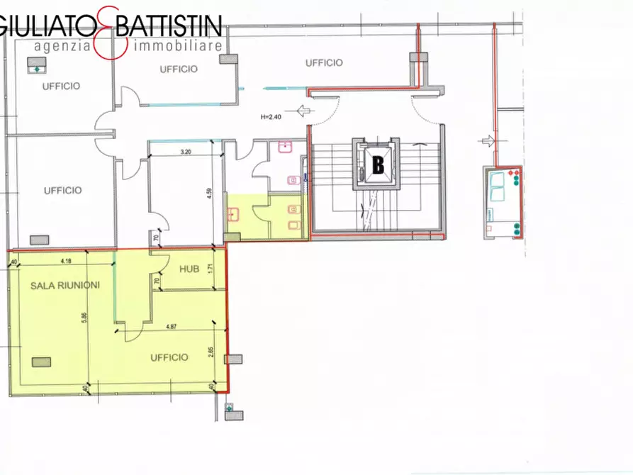 Immagine 8 di Ufficio in vendita  in Via Enrico Fermi a Vicenza