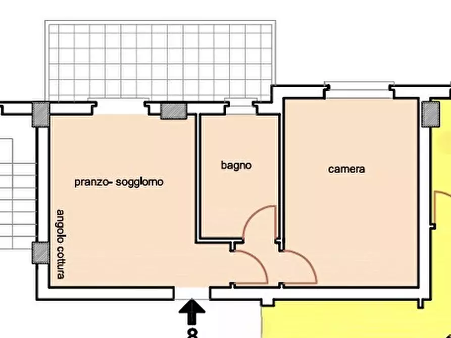 Immagine 2 di Appartamento in vendita  a Magione