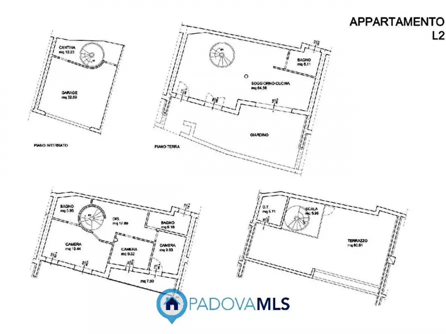 Immagine 24 di Villetta a schiera in vendita  in Via Sebastiano Venier a Padova