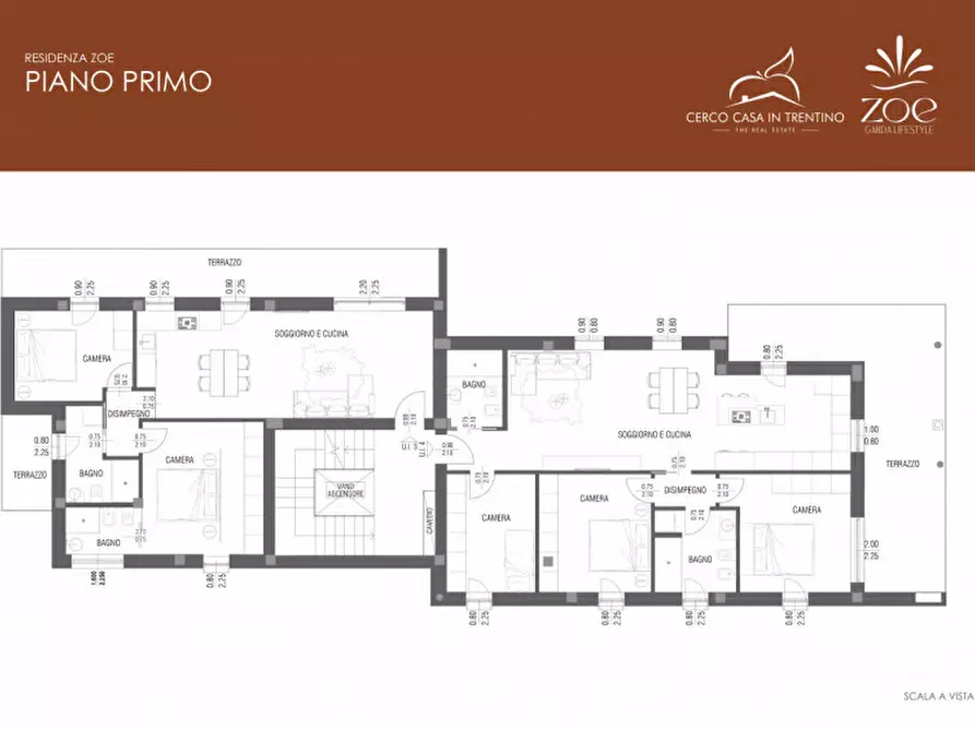 Immagine 11 di Appartamento in vendita  in Via Damiano Chiesa 10 a Arco