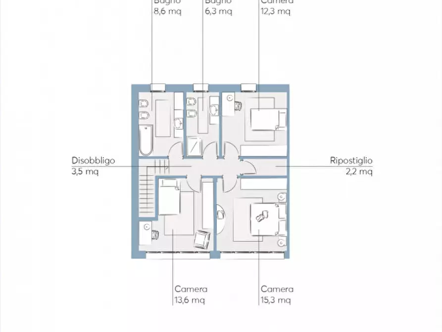 Immagine 26 di Casa bifamiliare in vendita  in Via Grandi a Vigonza