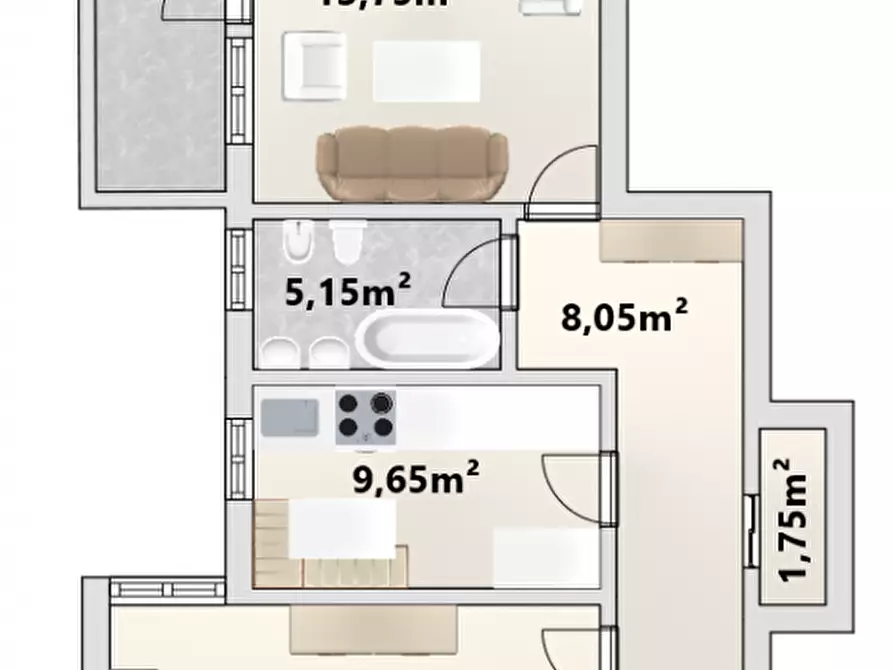 Immagine 22 di Appartamento in vendita  in Gampenstraße - Via delle Palade a Merano .Meran.