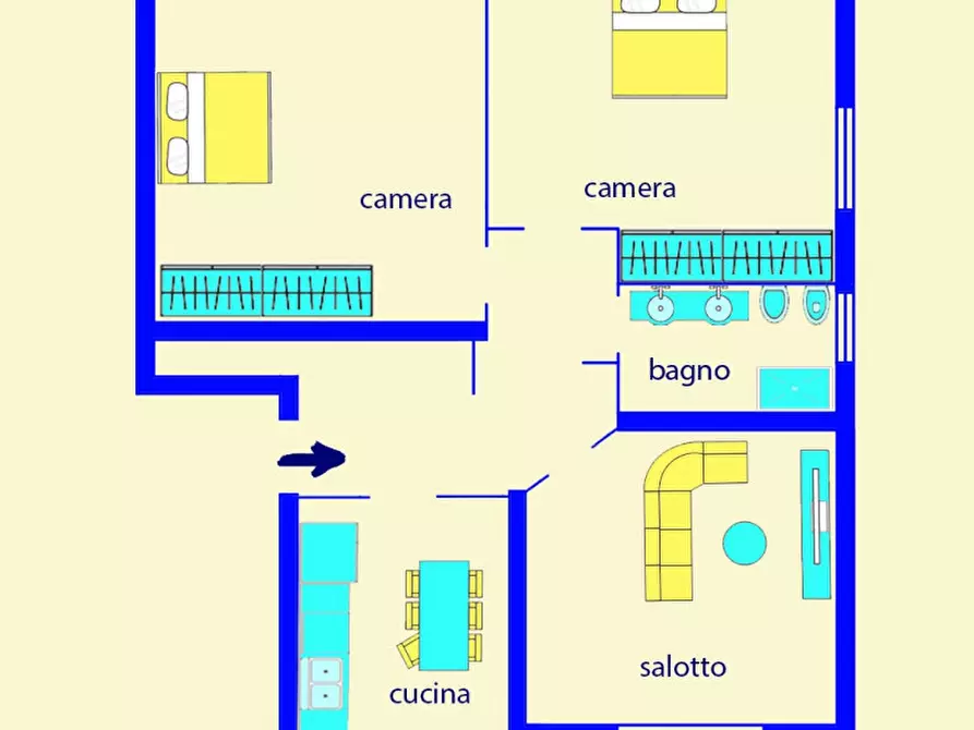 Immagine 9 di Appartamento in vendita  in Via dei Bevilacqua 10 a Verona