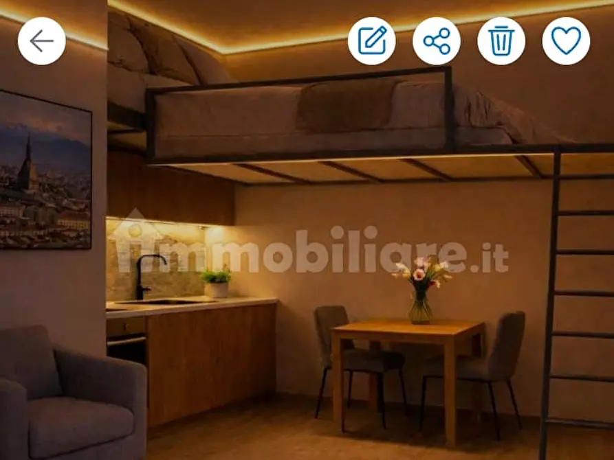 Immagine 8 di Monolocale in vendita  in Via Macrino D'alba 4 a Torino