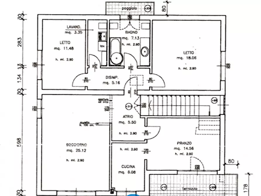 Immagine 35 di Casa indipendente in vendita  in Via Donato Bramante a Padova