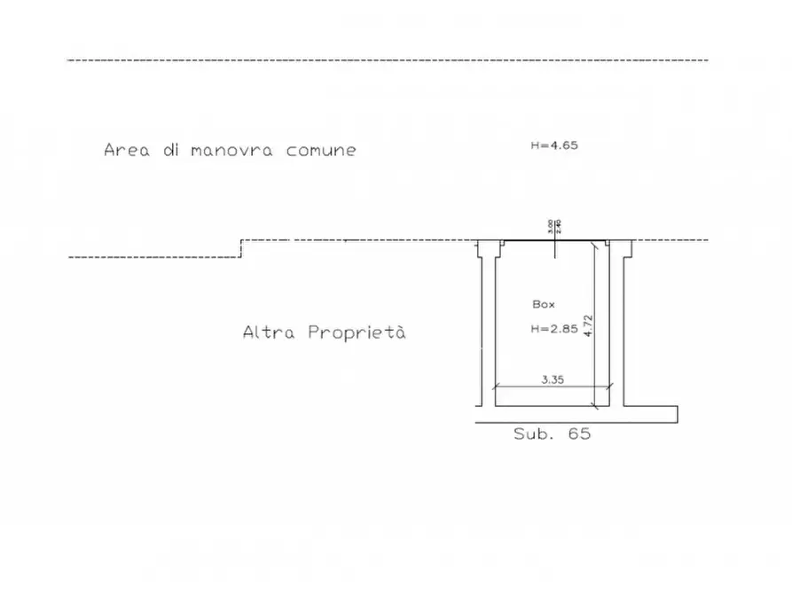 Immagine 5 di Posto auto in vendita  in Via Mentana, 32, 22100 Como CO, Italia a Como