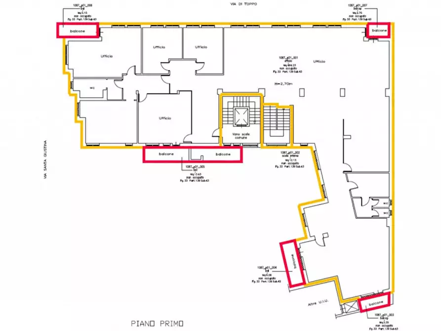 Immagine 2 di Ufficio in vendita  in Via Francesco di Toppo, 31, 33100 Udine UD, Italia a Udine