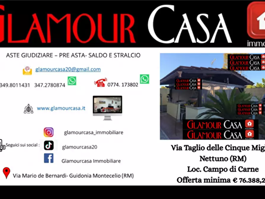 Immagine 1 di Appartamento in vendita  in Via Taglio delle Cinque Miglia a Nettuno