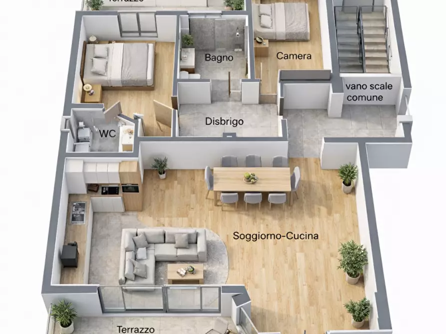 Immagine 1 di Appartamento in vendita  a Sarego