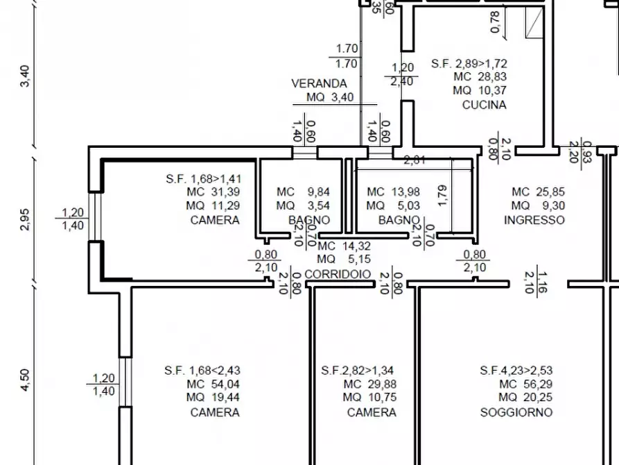 Immagine 21 di Appartamento in vendita  in via domenica turazza a Padova