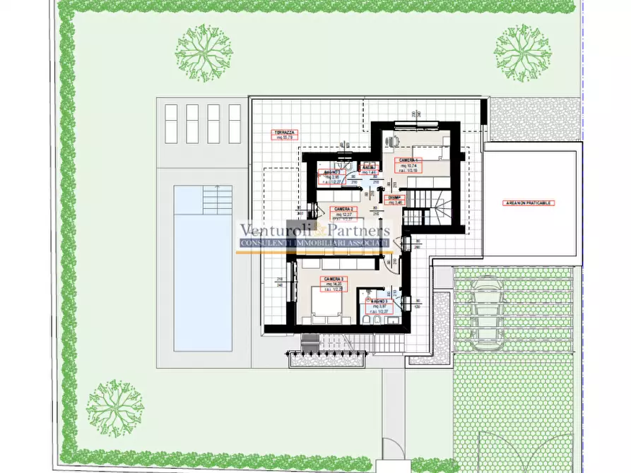 Immagine 13 di Villa in vendita  in via Carlo Alberto a Moniga Del Garda