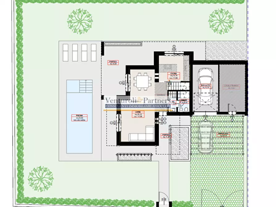 Immagine 14 di Villa in vendita  in via Carlo Alberto a Moniga Del Garda