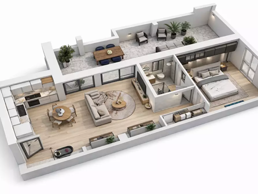 Immagine 33 di Appartamento in vendita  in Via Basse a Montechiarugolo