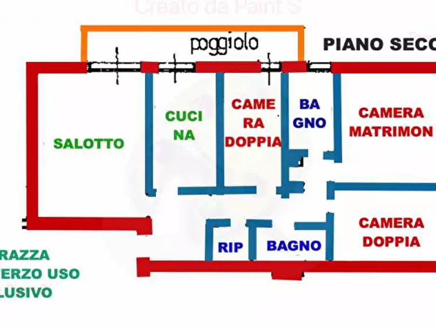 Immagine 1 di Attico in affitto  in VIA MONTE ROSA a Ponte San Nicolò