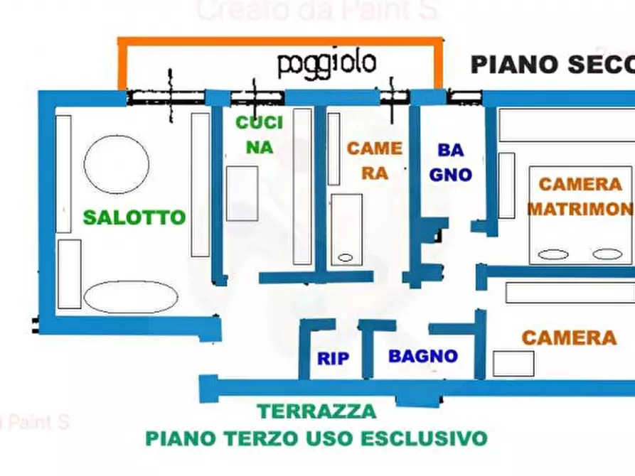 Immagine 15 di Attico in affitto  in VIA MONTE ROSA a Ponte San Nicolò