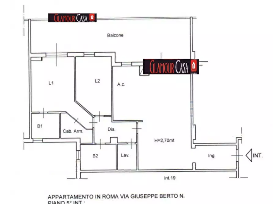Immagine 25 di Appartamento in vendita  in Via Giuseppe Berto a Roma