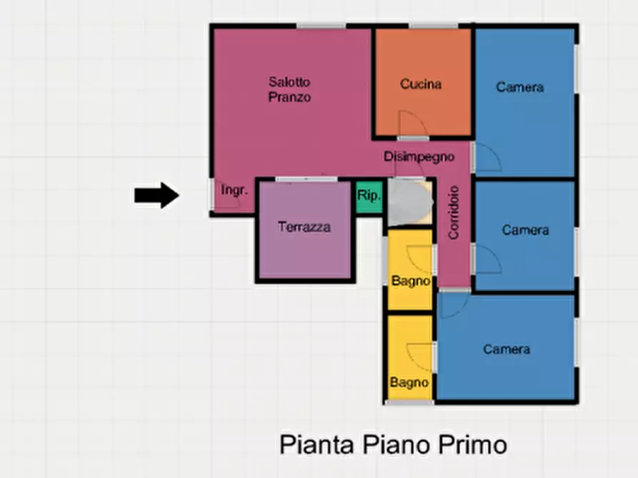 Immagine 33 di Appartamento in vendita  in Viale Trieste 27 a Vicenza