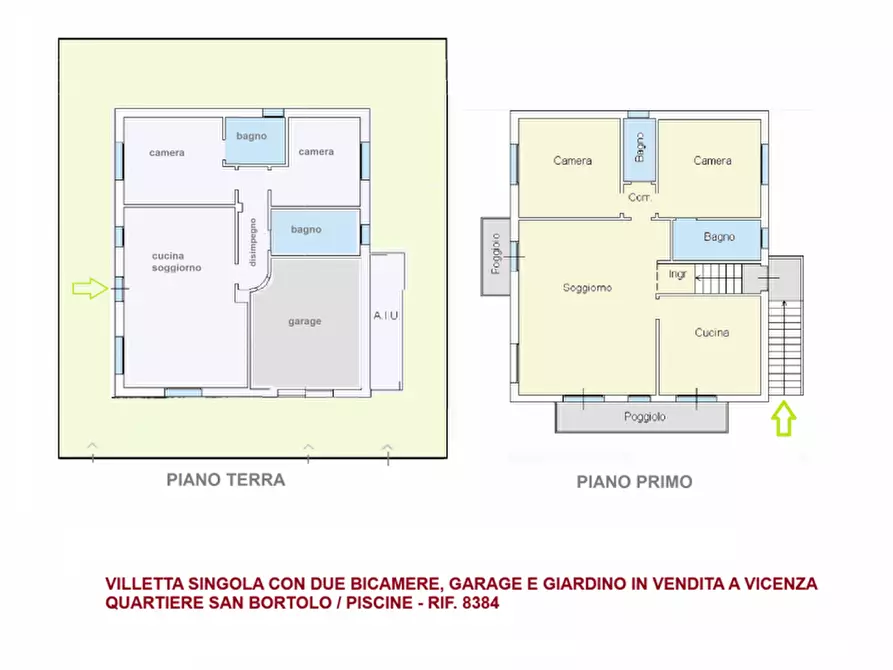 Immagine 30 di Casa bifamiliare in vendita  in via manzoni a Vicenza