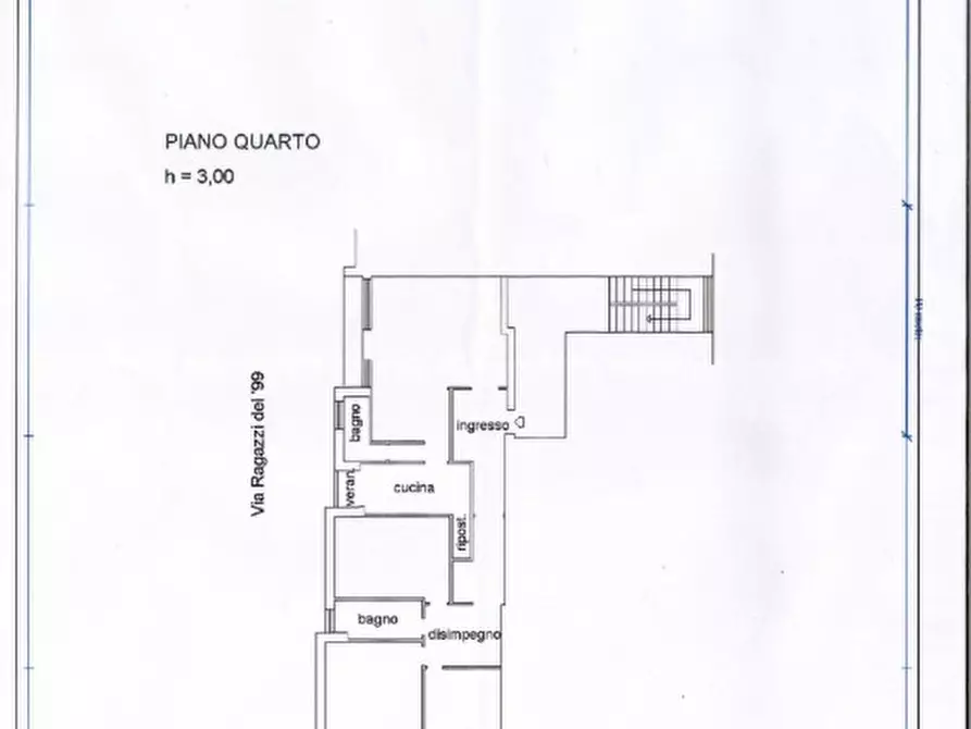 Immagine 30 di Appartamento in vendita  in VIA RAGAZZI DEL '99 a Pescara