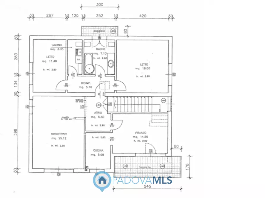 Immagine 37 di Casa indipendente in vendita  in Via Donato Bramante a Padova