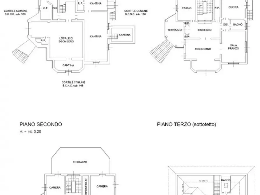 Immagine 56 di Villa in vendita  in Via Cavour, 106 a Corio