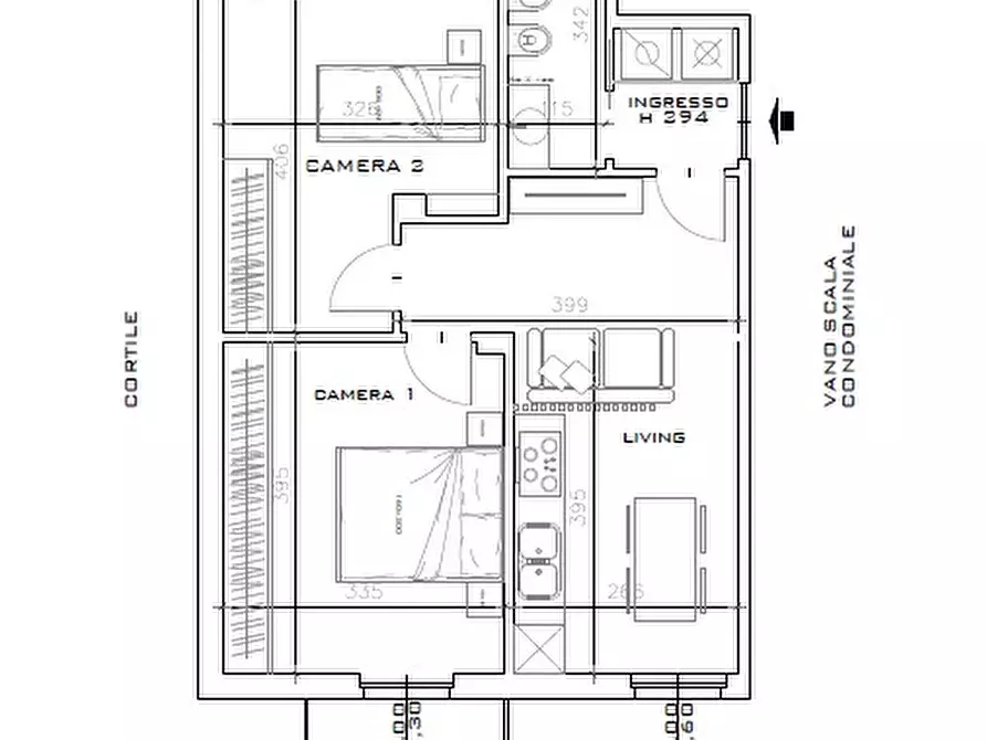 Immagine 5 di Appartamento in vendita  in Corso Casale 442 a Torino
