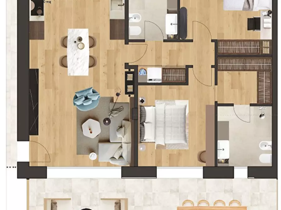 Immagine 11 di Appartamento in vendita  in Via Lago Lucone a Polpenazze Del Garda