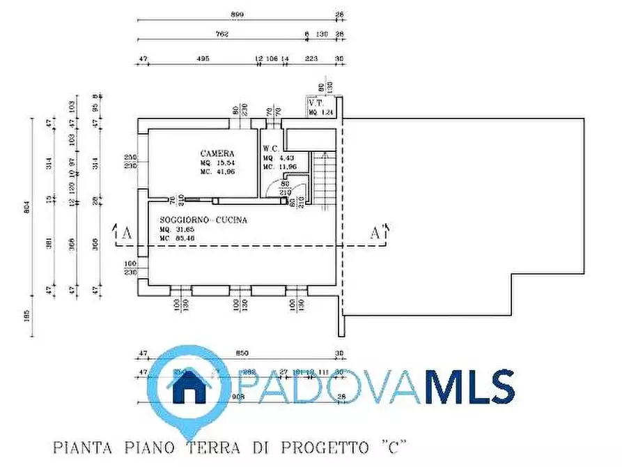 Immagine 43 di Casa bifamiliare in vendita  in Via Podrecca a Abano Terme