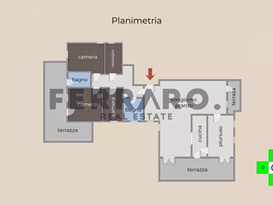 Immagine 41 di Attico in vendita  in Viale Brigata Treviso 22/b a Treviso