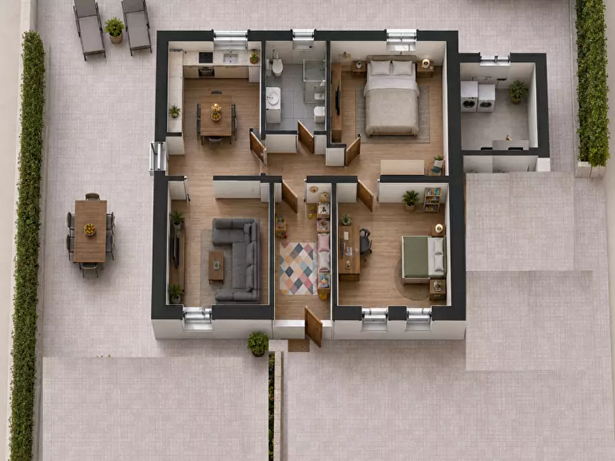 Immagine 25 di Casa bifamiliare in vendita  a Padova