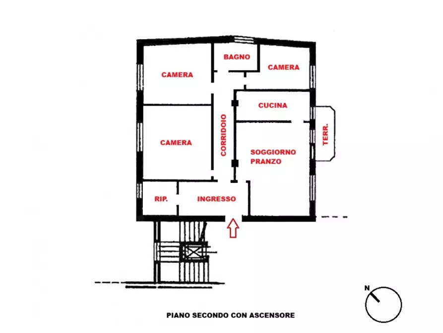 Immagine 17 di Appartamento in vendita  in Via Legione Antonini a Vicenza