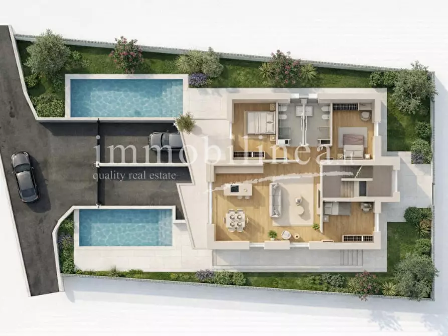 Immagine 7 di Casa bifamiliare in vendita  in VICOLO CASARA n. 12 Piano T a Lazise