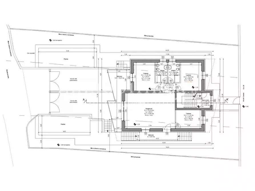 Immagine 19 di Casa bifamiliare in vendita  in VICOLO CASARA n. 12 Piano T a Lazise