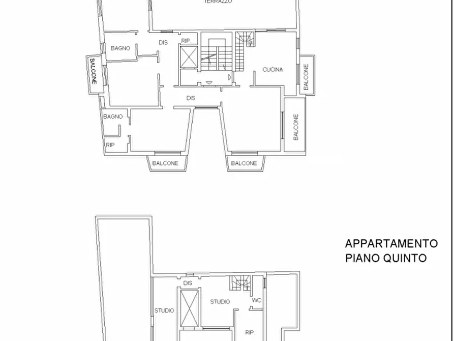 Immagine 61 di Attico in vendita  in Via Trebio Littore a Roma