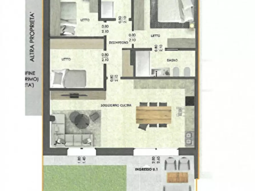 Immagine 29 di Casa bifamiliare in vendita  in via marsala a Bussolengo
