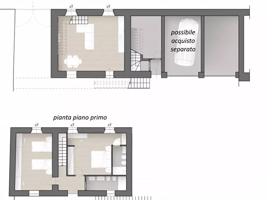 Immagine 2 di Appartamento in vendita  in Via Alessandro Manzoni 11 a Treviolo