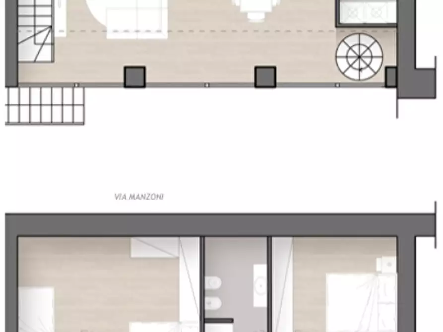 Immagine 3 di Appartamento in vendita  in Via Alessandro Manzoni 11 a Treviolo
