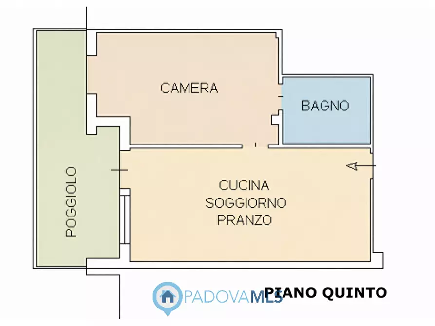 Immagine 14 di Appartamento in affitto  in Via Luigi Pellizzo 14 a Padova